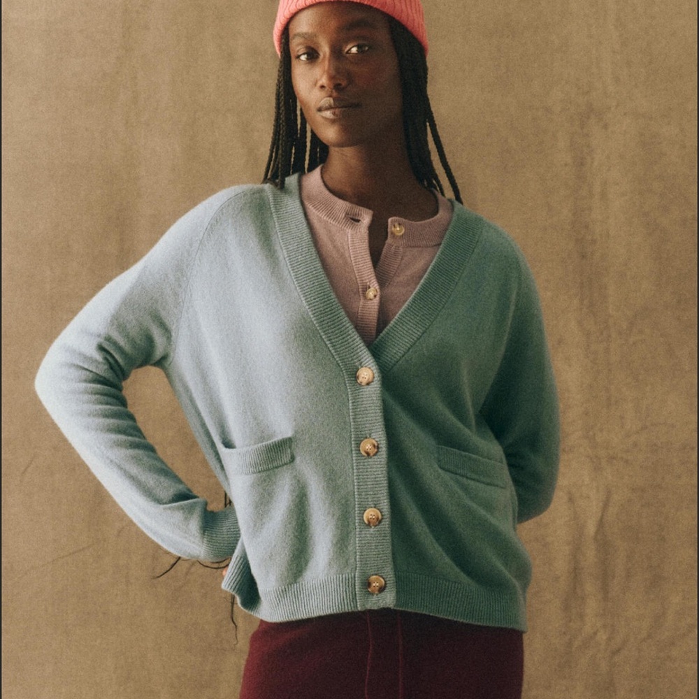 The Great. Varsity Sweater in Icicle - BNWT